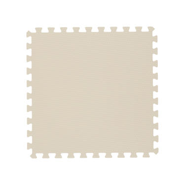 Single square foam tile with puzzle edges from toddlekind baby toddler foam modern puzzle play mat classic clay showing texture.