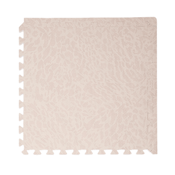 Close-up of a single textured tile from toddlekind baby toddler foam modern designer puzzle play mat haven wild dune showing soft cushioned surface. Alt Img