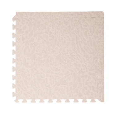 Close-up of a single textured tile from toddlekind baby toddler foam modern designer puzzle play mat haven wild dune showing soft cushioned surface. Alt Img