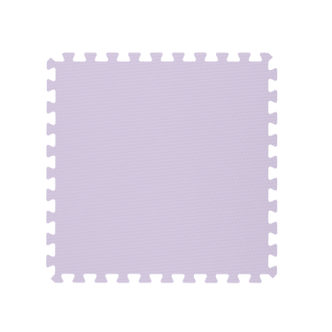 Single square foam tile with textured surface and puzzle edges from toddlekind baby toddler foam modern puzzle play mat classic lilac.