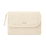 Closed toddlekind baby portable changing clutch mini maven tofu with strap for easy carrying and travel.