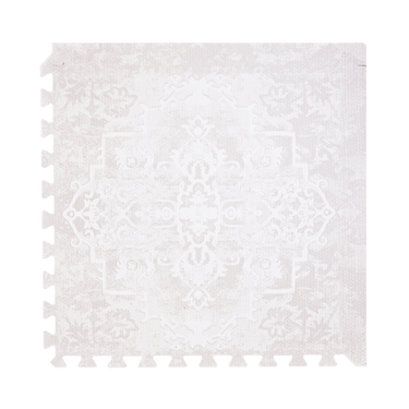 Single foam tile close-up with ornate pattern and edge detail from the toddlekind baby toddler foam modern designer puzzle play mat haven parisa millet.
Alt Img