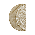 Snuggle Mat | Leaves - Sand Castle
