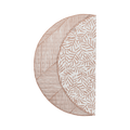 Snuggle Mat | Leaves - Sea Shell