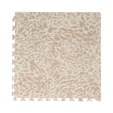 Single foam tile close-up with ornate pattern and edge detail from the toddlekind baby toddler foam modern designer puzzle play mat haven wild terra clay.
Alt Img