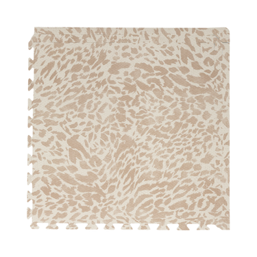 Single foam tile close-up with ornate pattern and edge detail from the toddlekind baby toddler foam modern designer puzzle play mat haven wild terra clay.
Alt Img