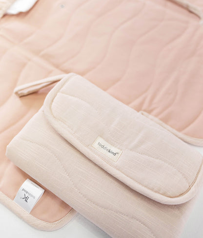 Premium Portable Changing Clutch | Blush