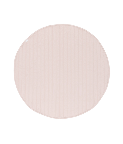 Quilted Cotton Reversible Playmats | Stripes - Blush