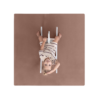 Overhead view of toddler riding toy on toddlekind baby toddler foam modern puzzle play mat classic fawn. Alt Img