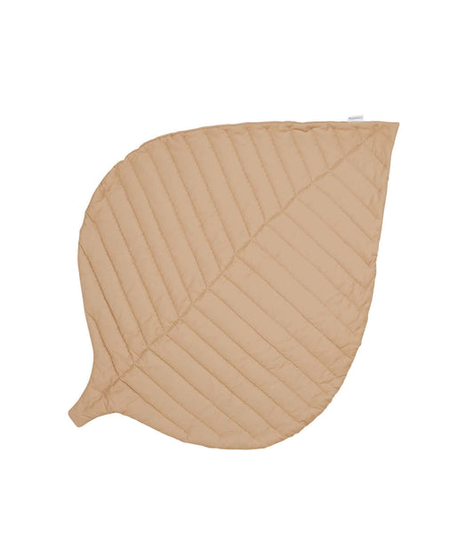 Leaf Organic Cotton Playmats | Sandstone