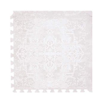 Single foam tile close-up with ornate pattern and edge detail from the toddlekind baby toddler foam modern designer puzzle play mat haven parisa millet.
Alt Img
