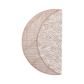 Snuggle Mat | Leaves - Sea Shell