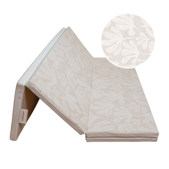 Foldable patterned mat in triangle position from toddlekind baby toddler foldable foam cushioned tumble play mat willow ava. Alt Img
