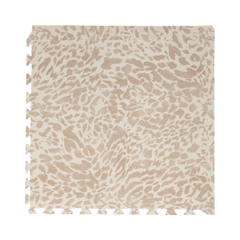 Single foam tile close-up with ornate pattern and edge detail from the toddlekind baby toddler foam modern designer puzzle play mat haven wild terra clay.
Alt Img