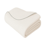 Folded toddlekind 3 layer cotton muslin baby blanket kind cloth sage displaying soft layered fabric and lightweight design. Alt Img
