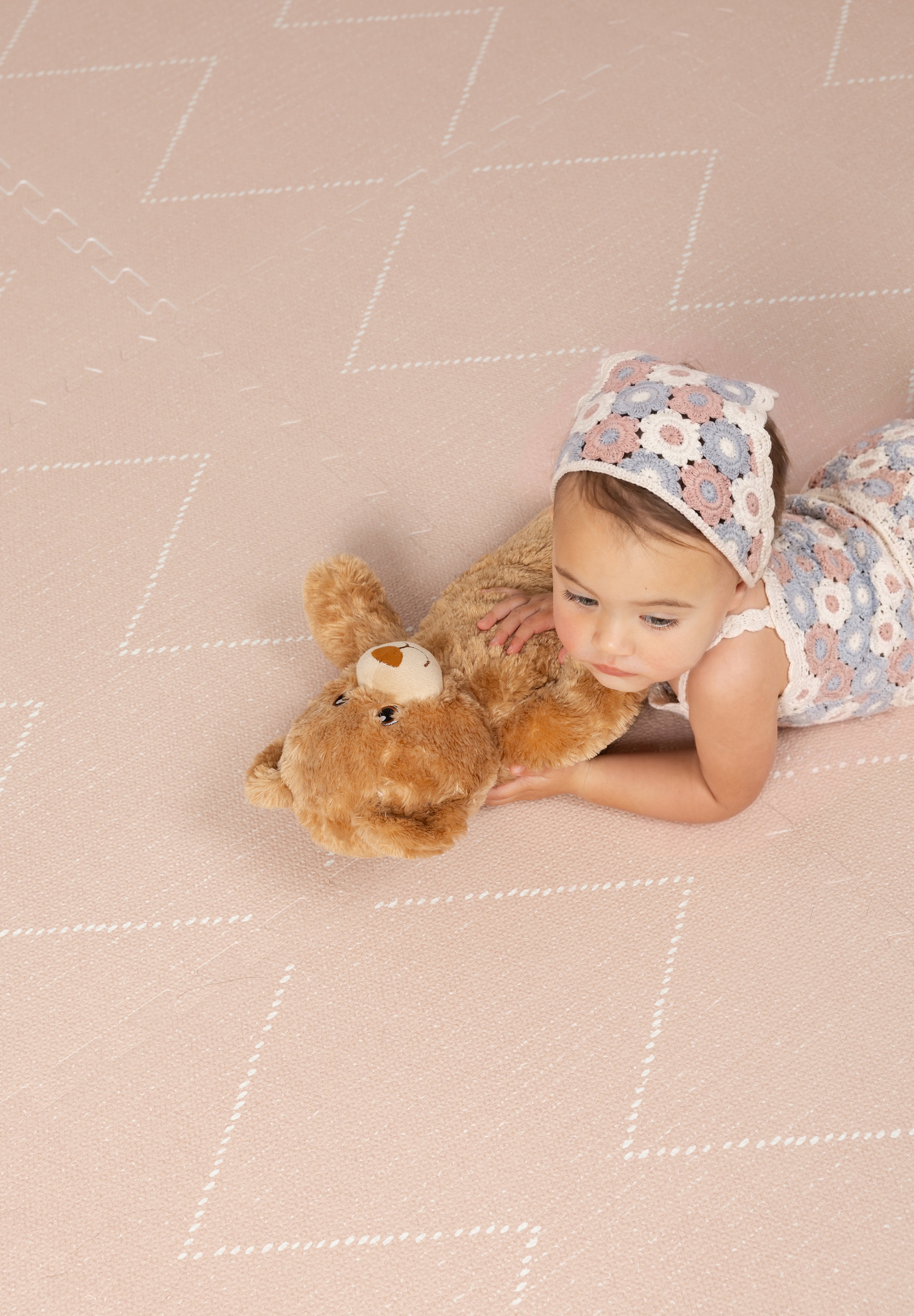 Premium Foam Haven Playmat | Tulum, Peony | Toddlekind