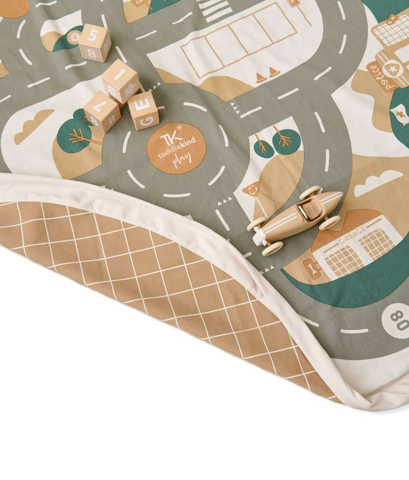 2in1 Playmat + Toy Bag Desert City